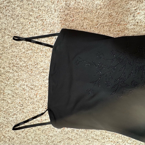 Roberta Black Strapless Embellished Sheath Maxi Dress - Picture 8 of 16